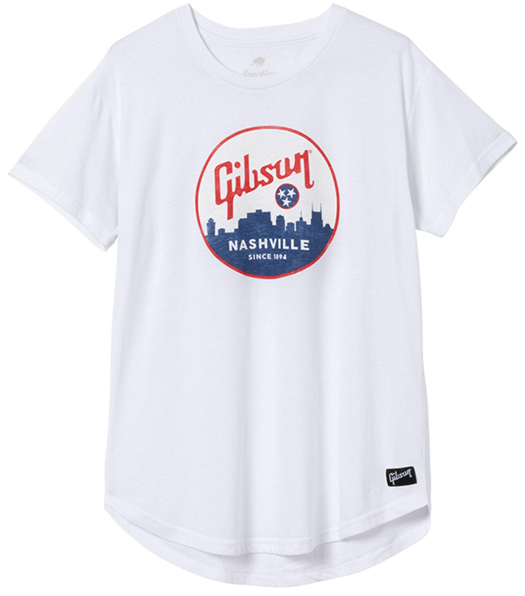 Gibson Nashville Womens Tee White