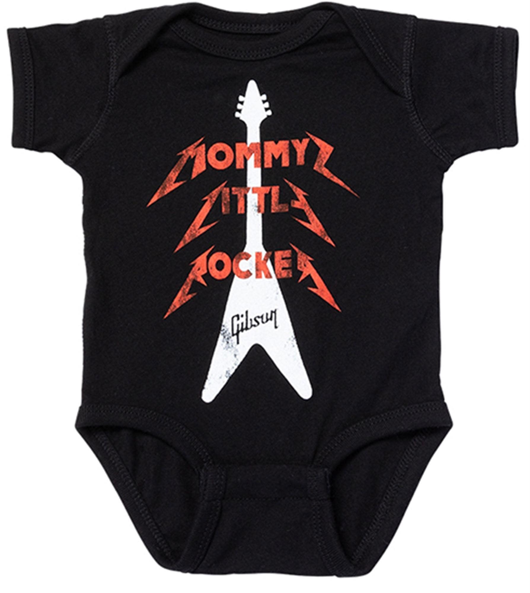 Gibson Mommys Little Rocker Fly V Onesie