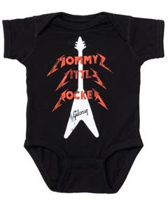 Gibson Mommys Little Rocker Fly V Onesie