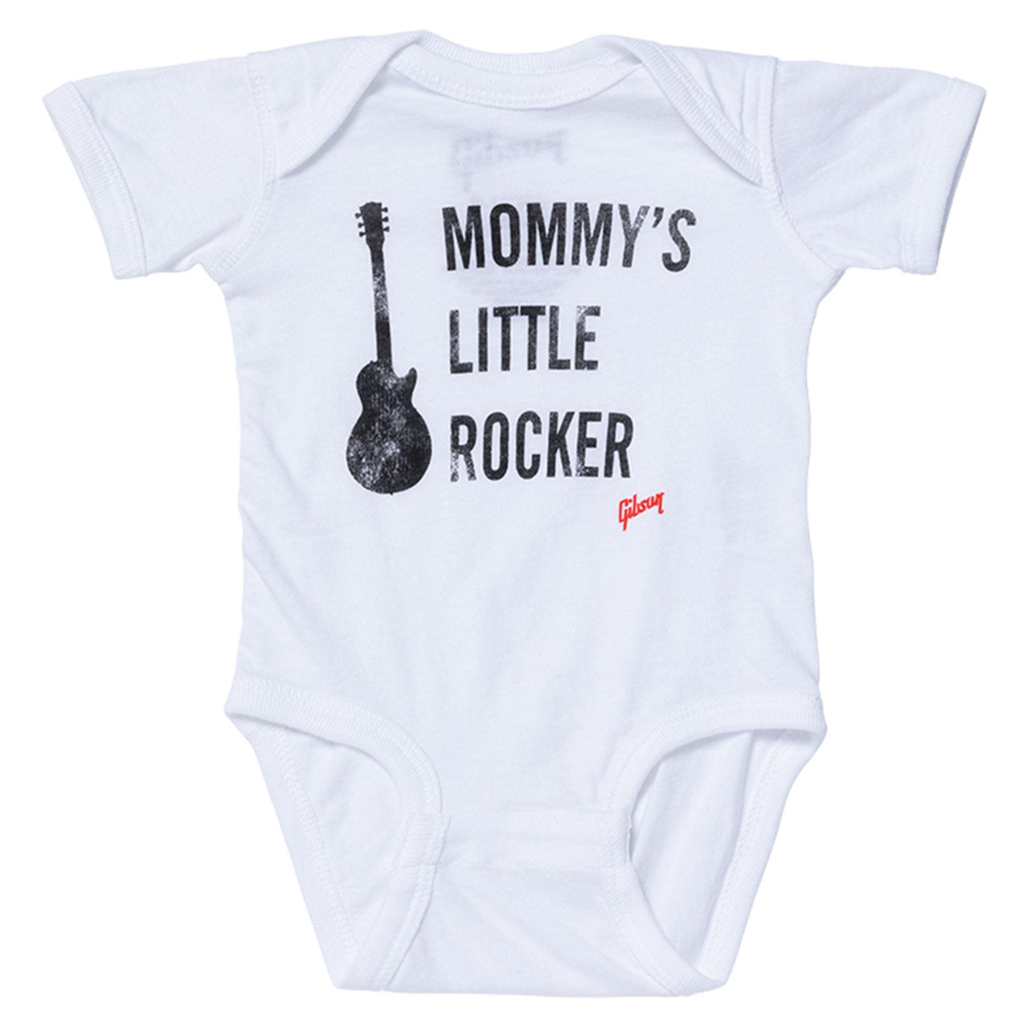 Gibson Mommys Rocker Les Paul Onesie White