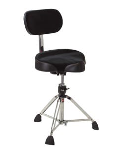 Gibraltar 9608MB Motorcycle Spin Up Base Drum Throne with Back Rest