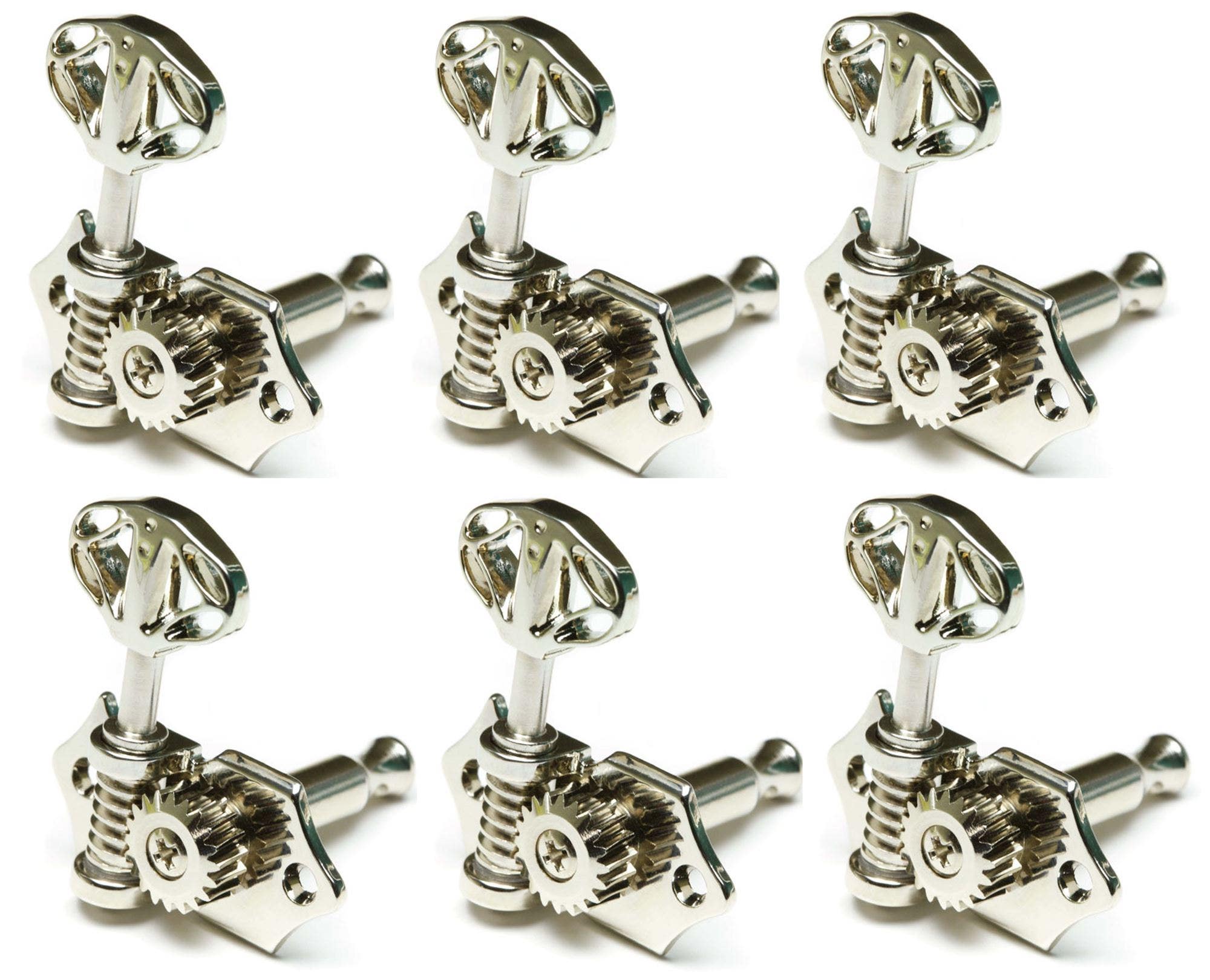 Graph Tech Tuners 3x3 Skeleton Button Nickel