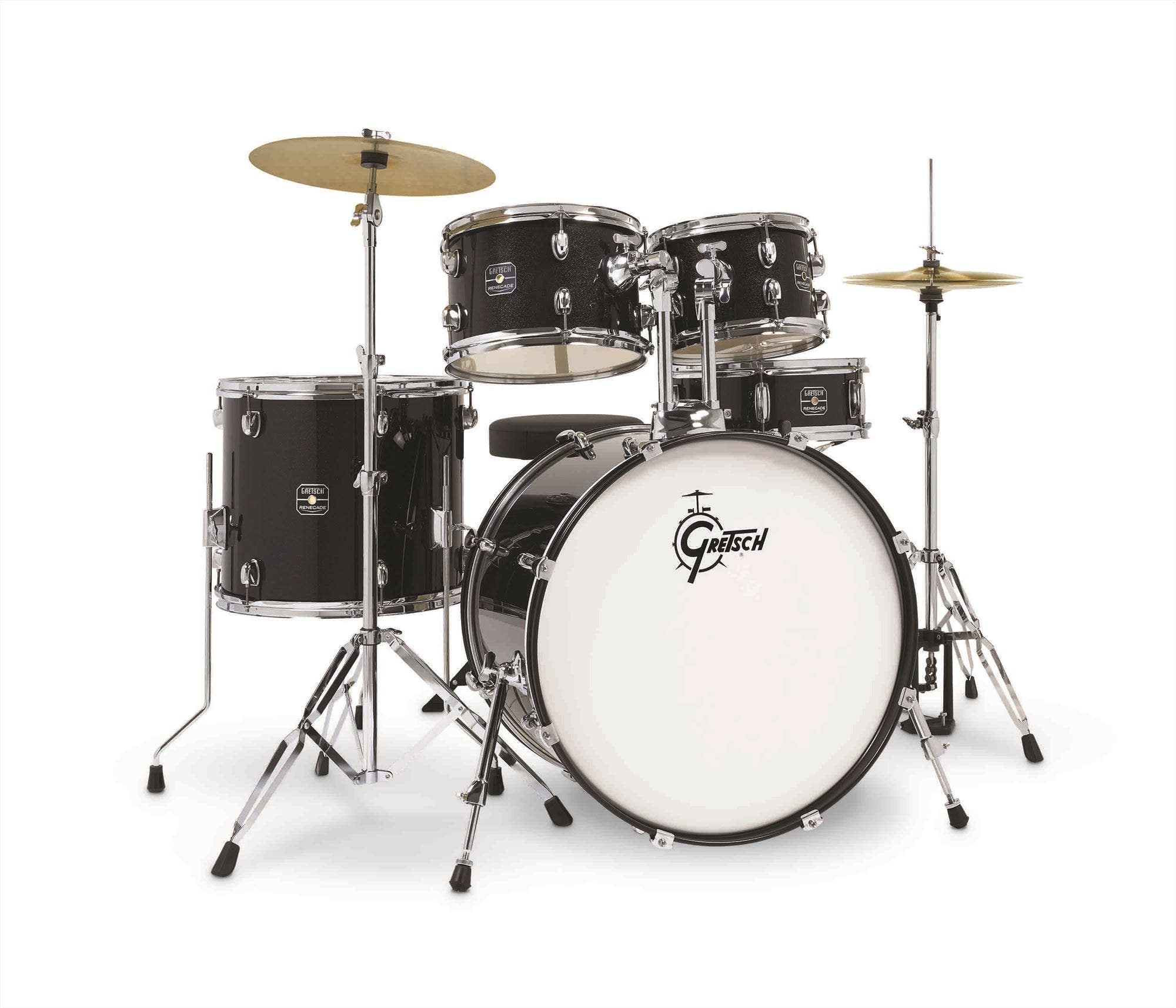 Gretsch Renegade 5-Piece Complete Drum Set Black Mist