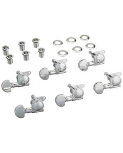 Grover 505C6 Mini Roto-Grip Locking Rotomatics Tuners 6 In-line Chrome