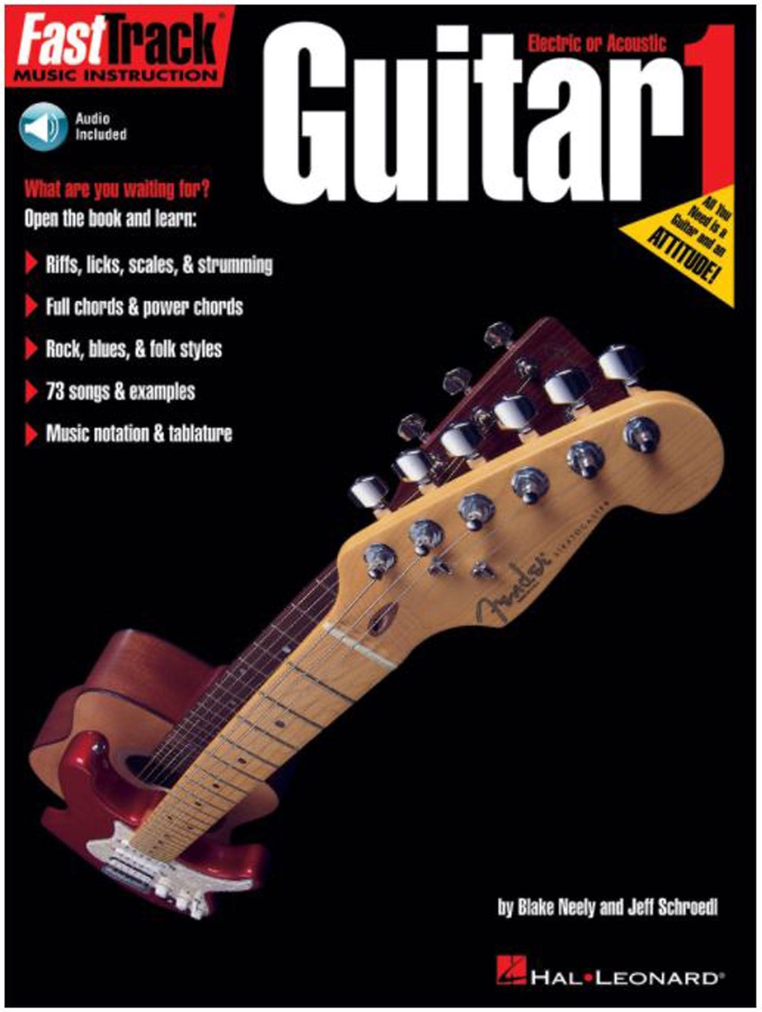 Hal Leonard FastTrack Guitar Method 1 Book CD