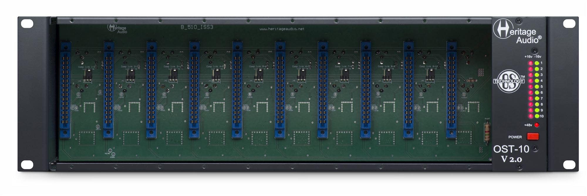Heritage Audio OST-10 V2 Ten Slot 500 Series Rack