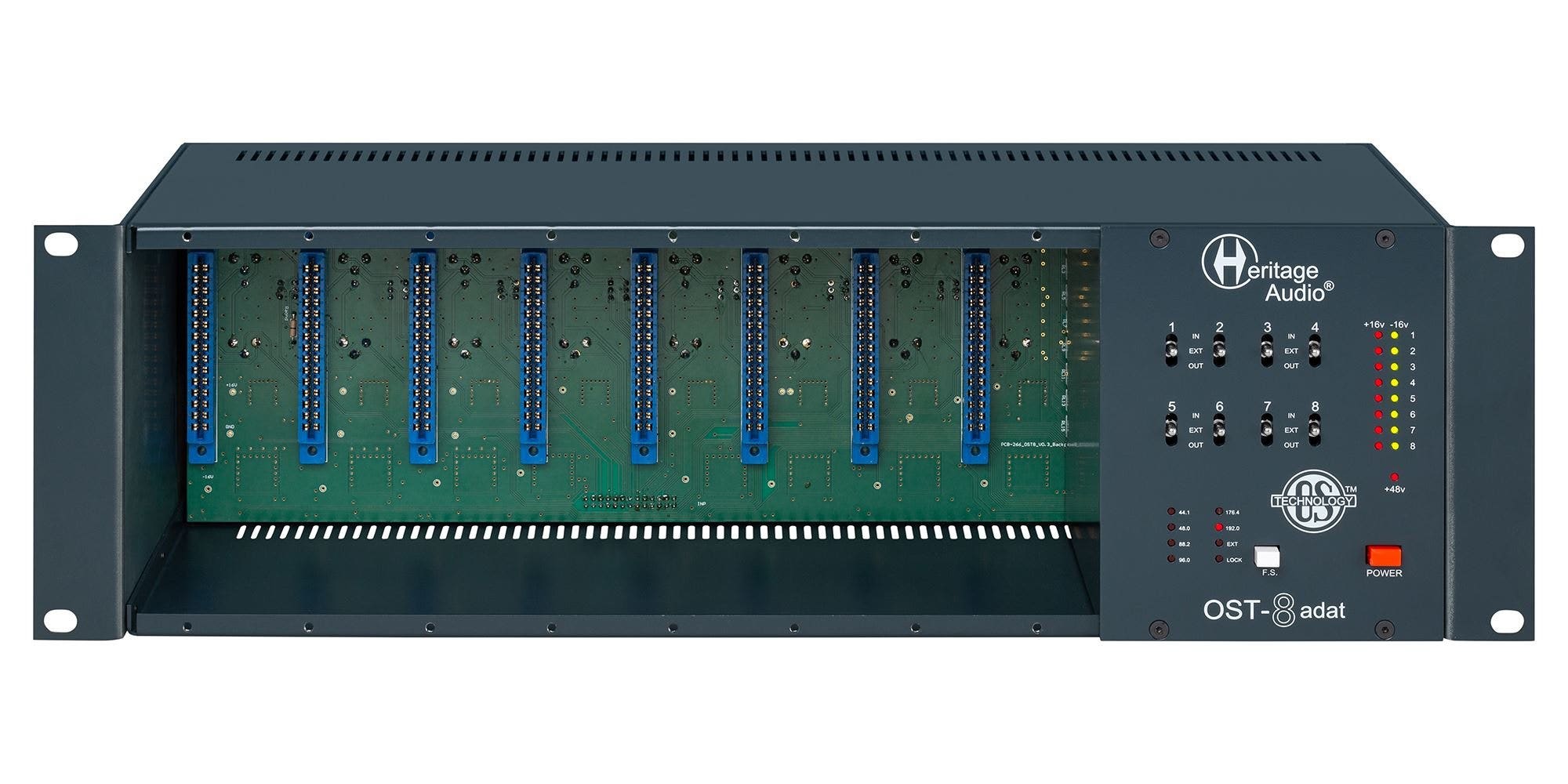 Heritage Audio OST-8 ADAT 8 Slot 500 Series Rack