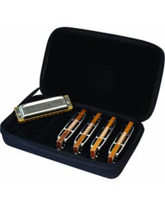 Hohner Case of Blues 5 Harmonica Package with Case