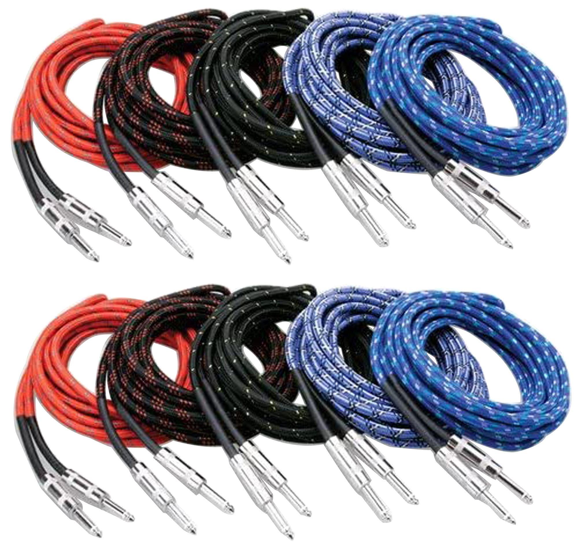 Hosa 3GT-PAK Cloth Guitar Cable