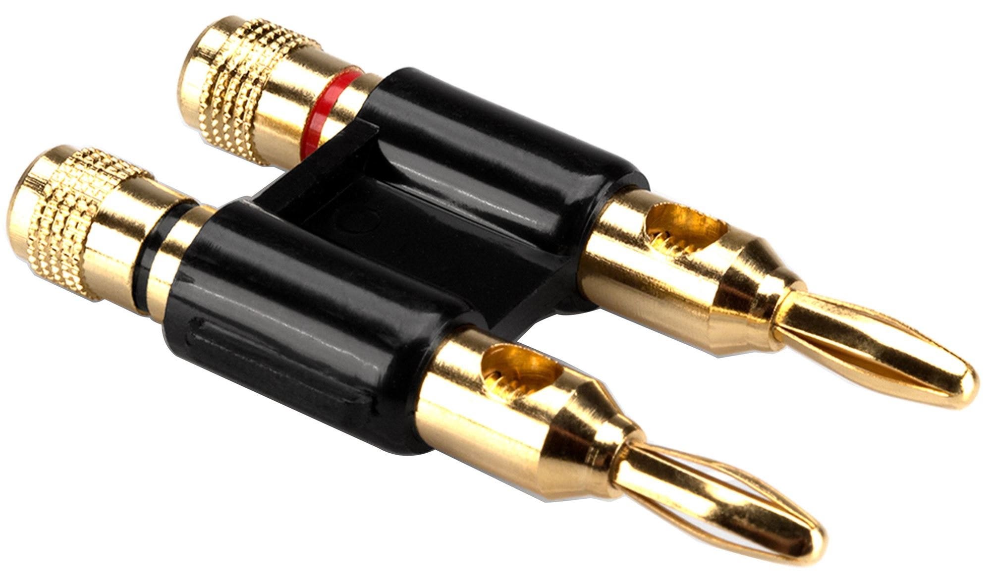 Hosa BNA-260BK Dual Banana Connector