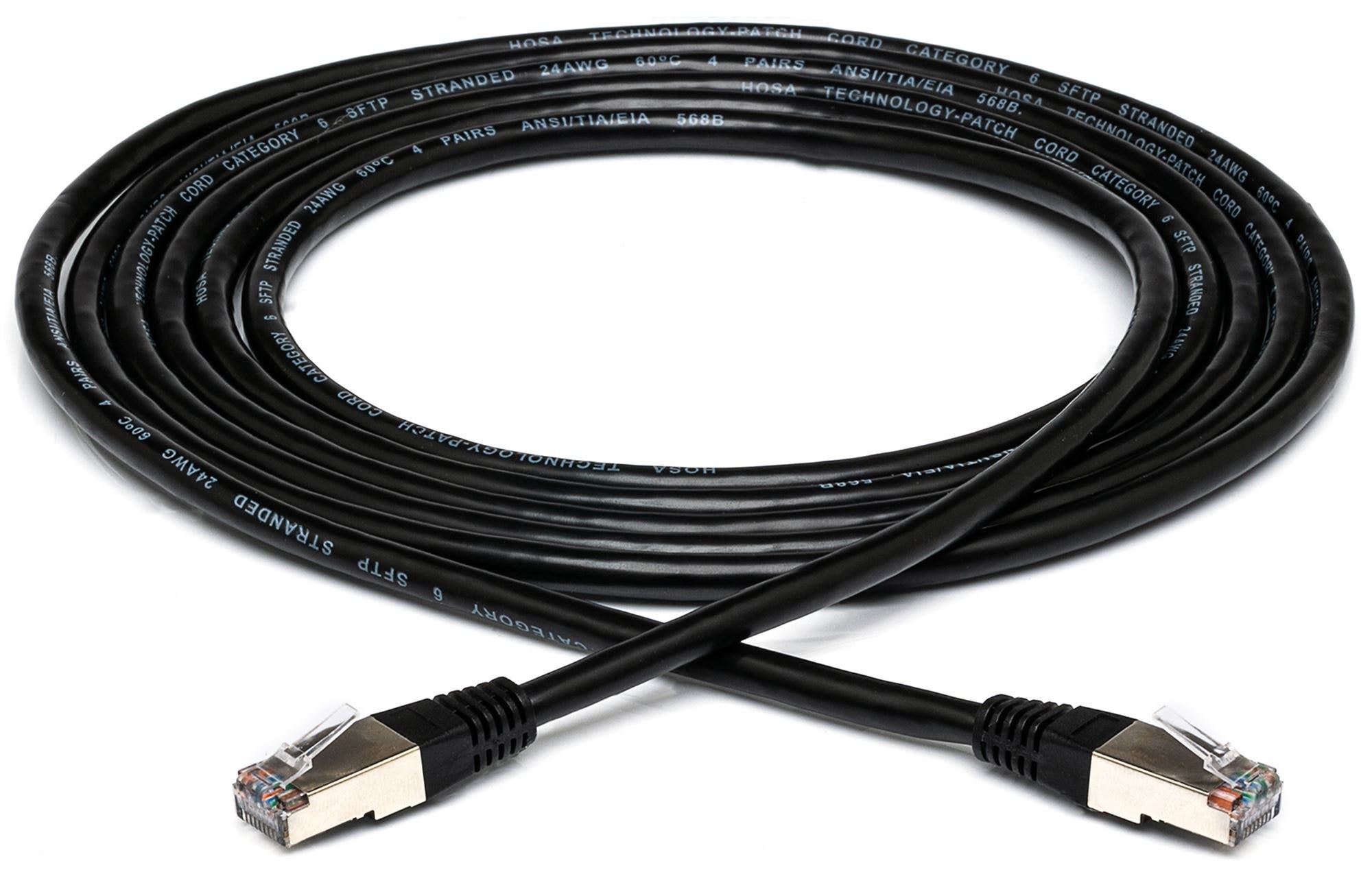 Hosa CAT-650BK Cat 6 Cable