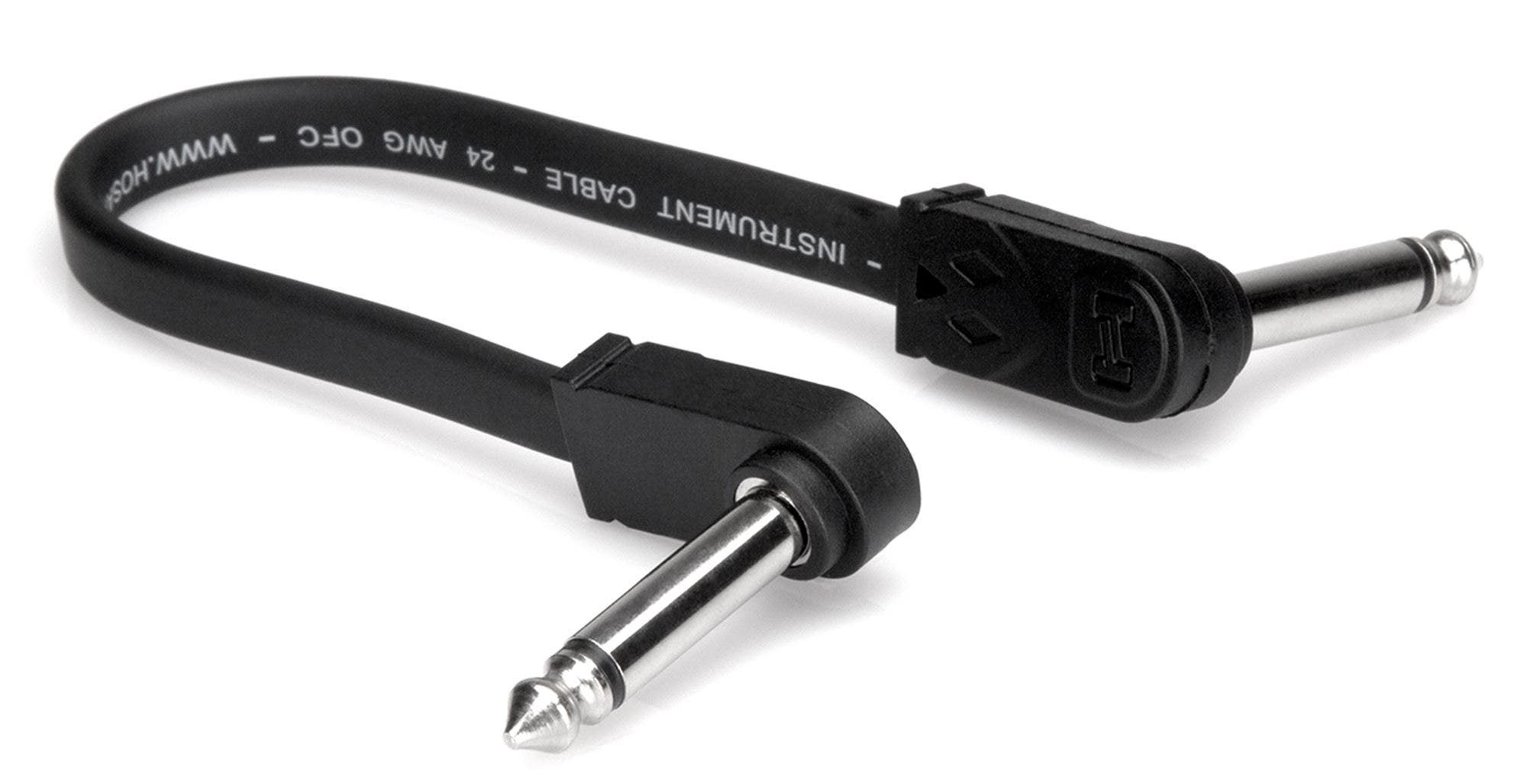 Hosa CFP-106 Flat Right Angle Patch Cable 6in