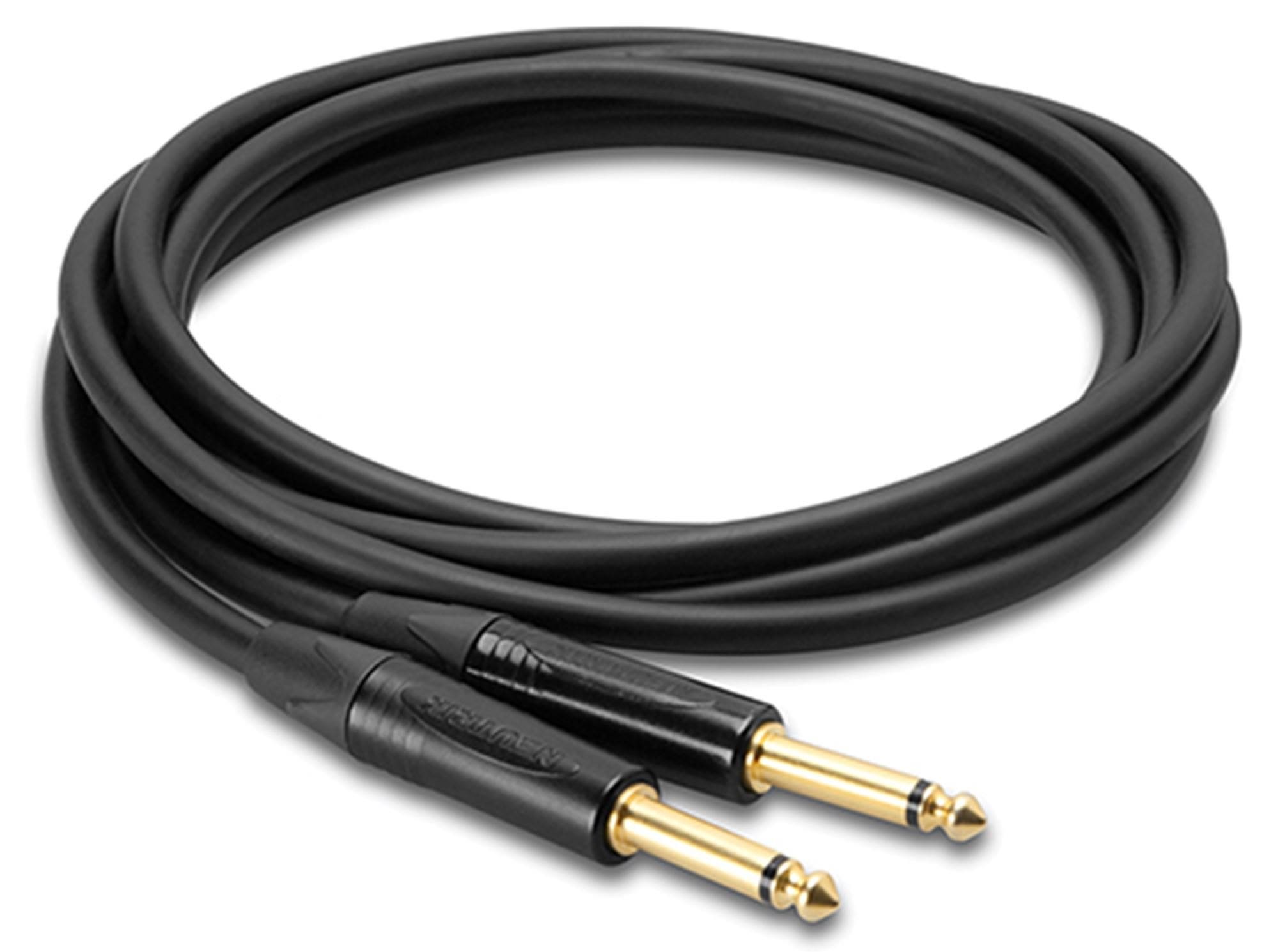 Hosa CGK015 Edge Guitar Cable Neutrik Straight 15 Foot