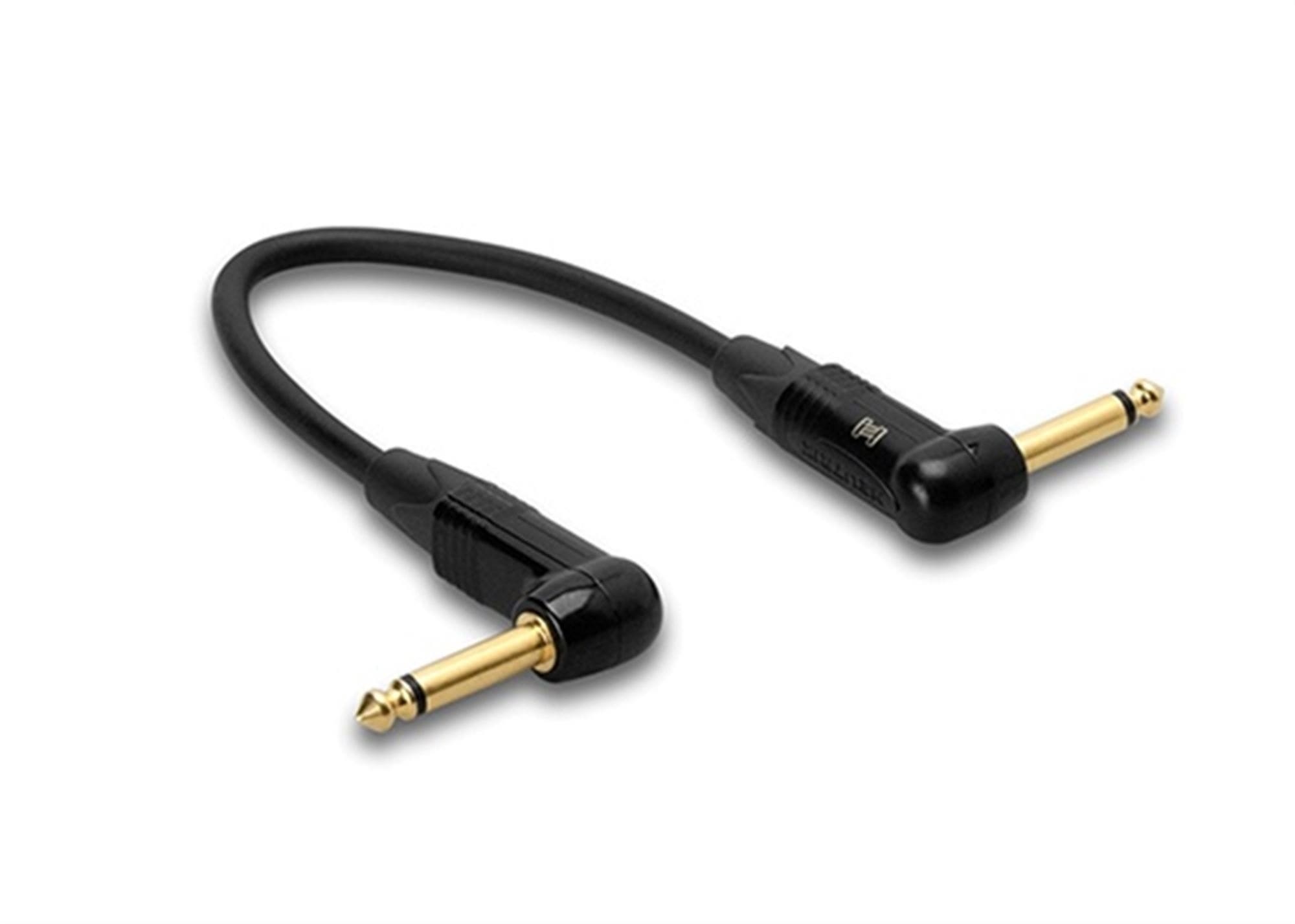 Hosa CGK000.5RR Edge Guitar Cable Neutrik Right Angle 6 Inch
