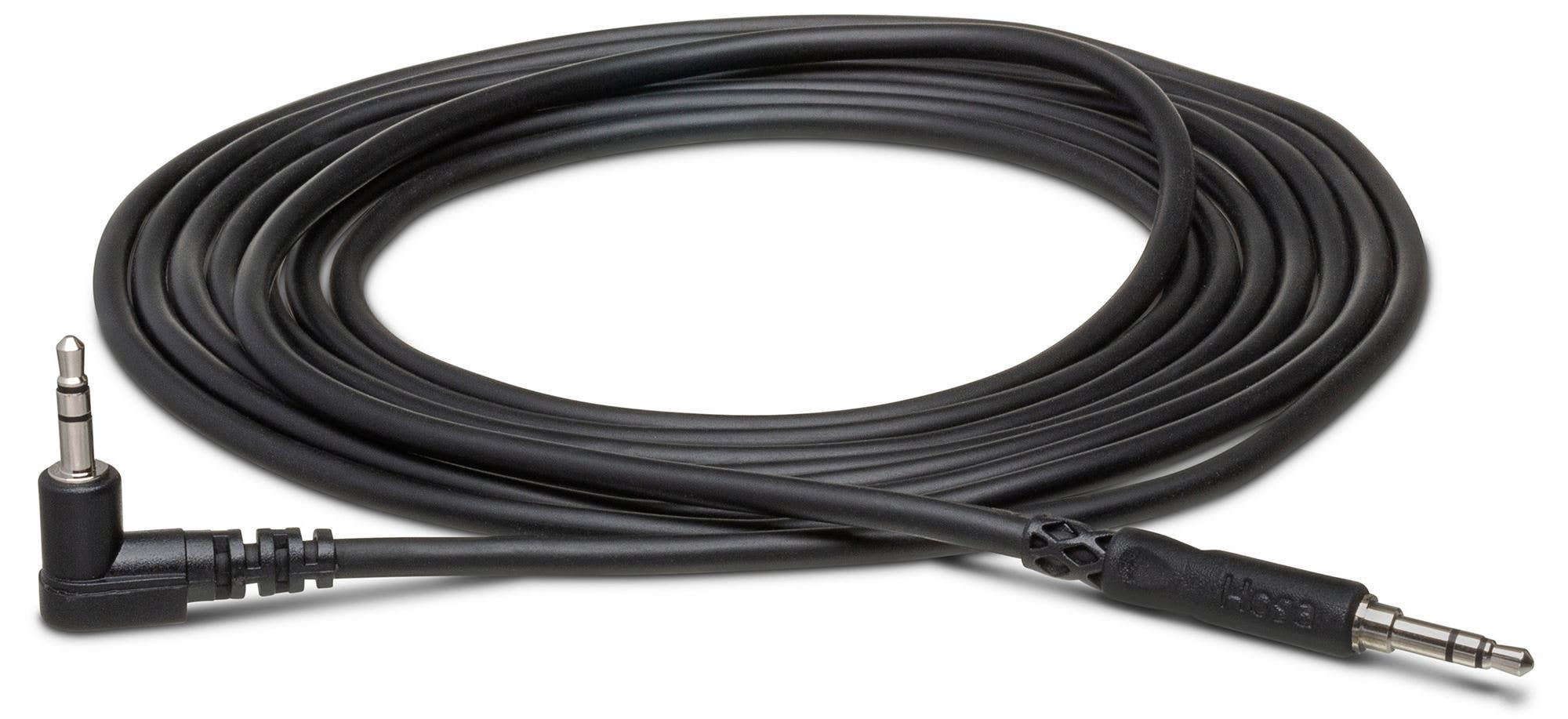 Hosa CMM-105R Stereo Interconnect 3.5mm Right Angle to Straight