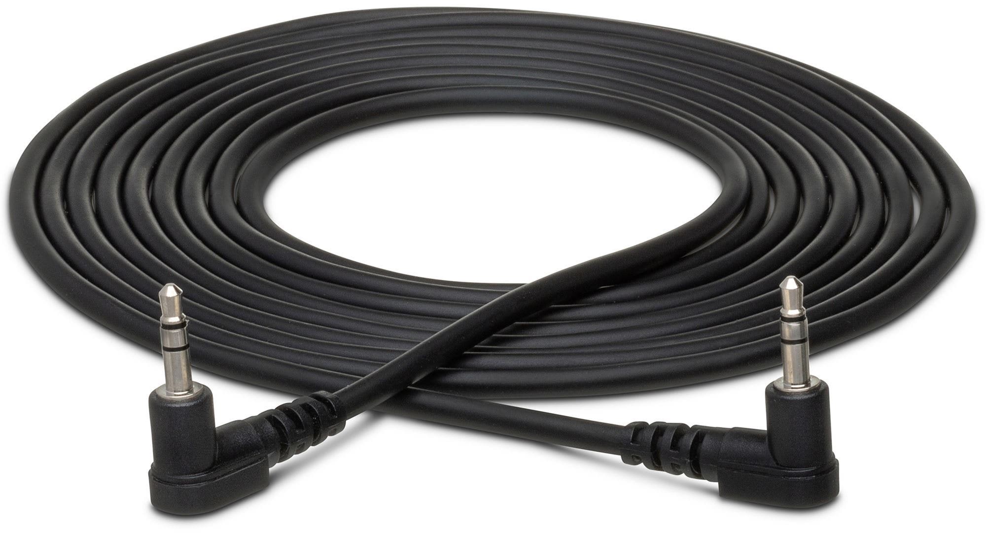 Hosa CMM-105RR Stereo Interconnect Right Angle 3.5mm TRS 5 Feet