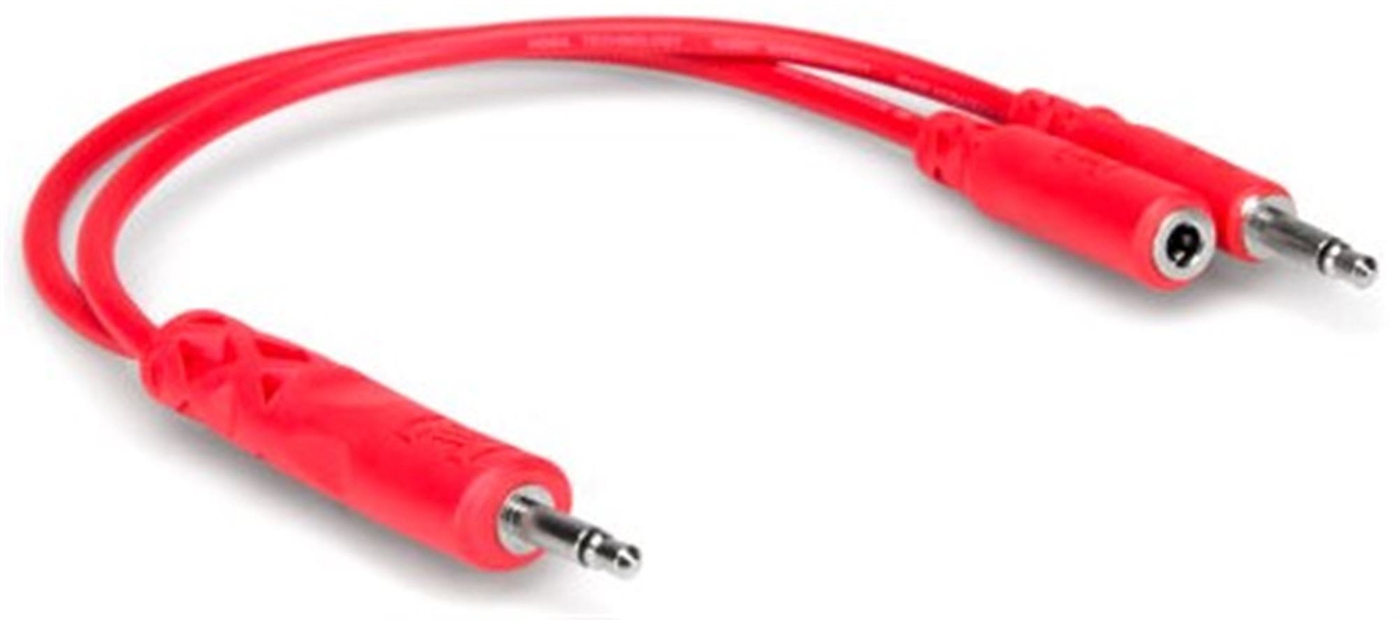 Hosa CMM-515Y Hopscotch Patch Cables 5 Pack 6"