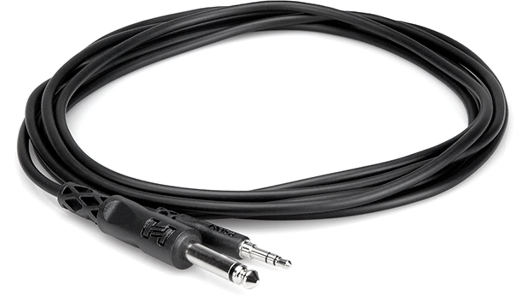 Hosa CMP110 Mono Interconnect 1/4" TS to 3.5mm TRS 10 Foot
