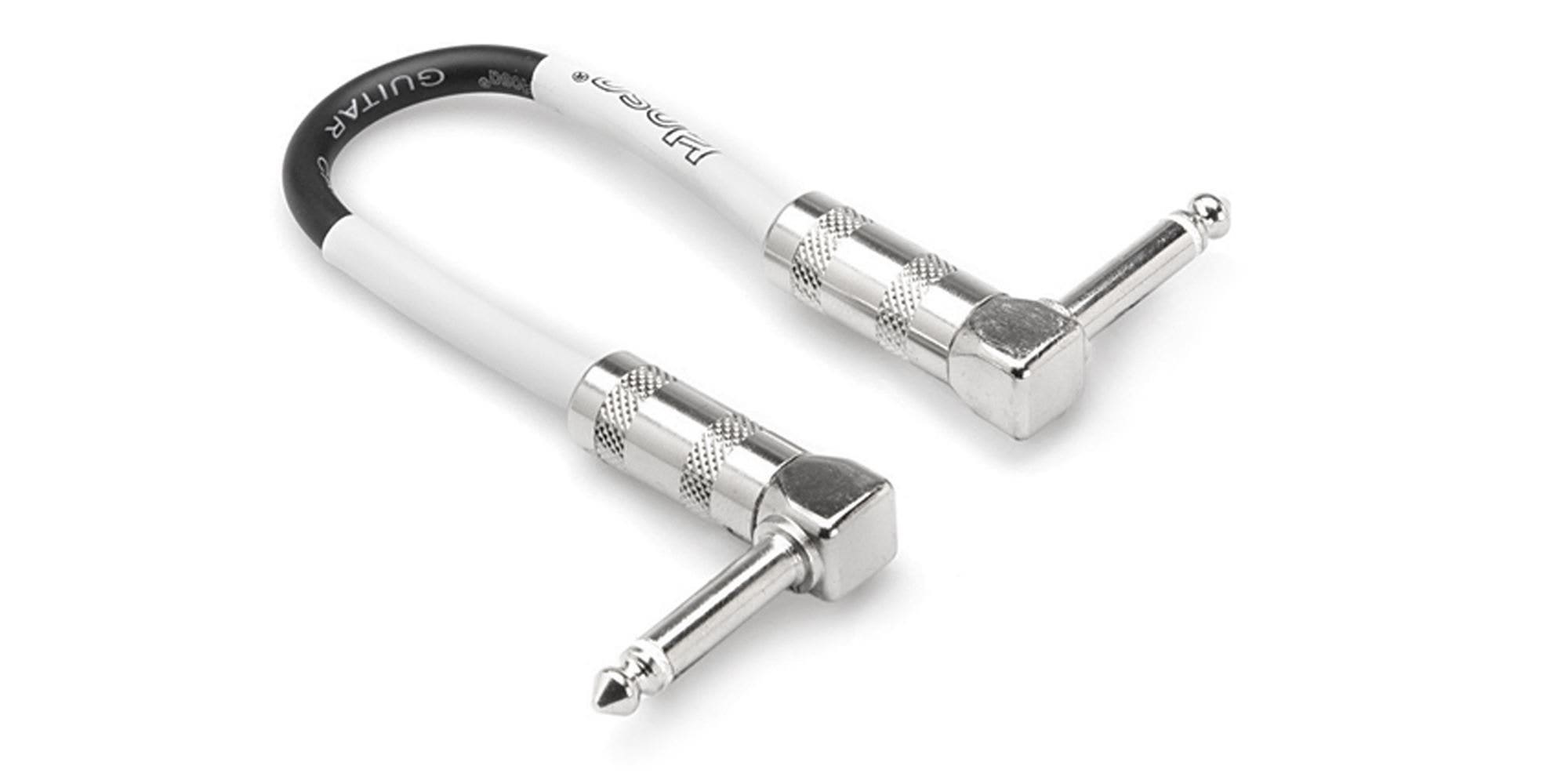 Hosa CPE118 Guitar Patch Cable Right Angle 18 Inch