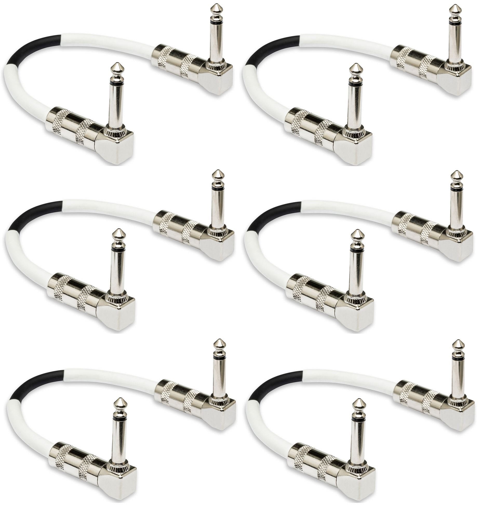 Hosa CPE-411 Guitar Patch Cable 6 Pack