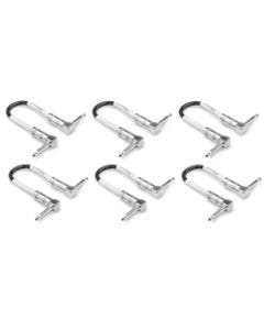 Hosa CPE606 Guitar Patch Cable Right Angle 6 Pack