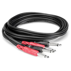 Hosa CPP204 Stereo Interconnect Dual 1/4" TS 4 Meter