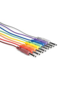 Hosa CPP845 Unbalanced Patch Cables 1/4" TS 1.5 Foot