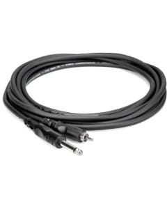 Hosa CPR103 1/4 Inch TS to RCA Unbalanced Interconnect Cable