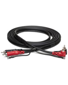 Hosa CRA-202DJ Stereo Interconnect Dual RCA to Same 2 Meter