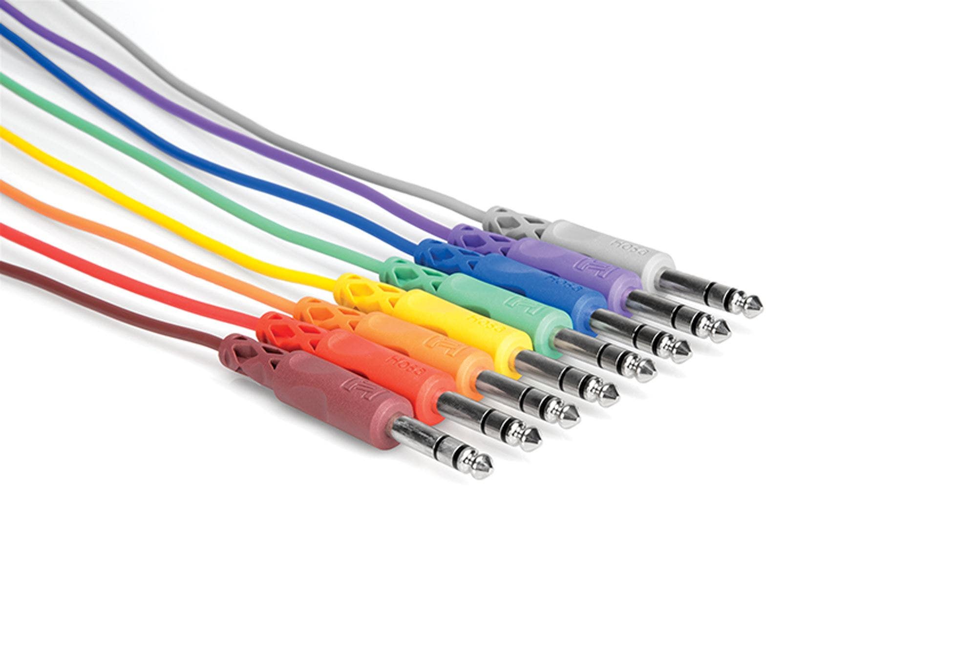 Hosa CSS-8 Balanced Patch Cables 1/4" TRS to Same