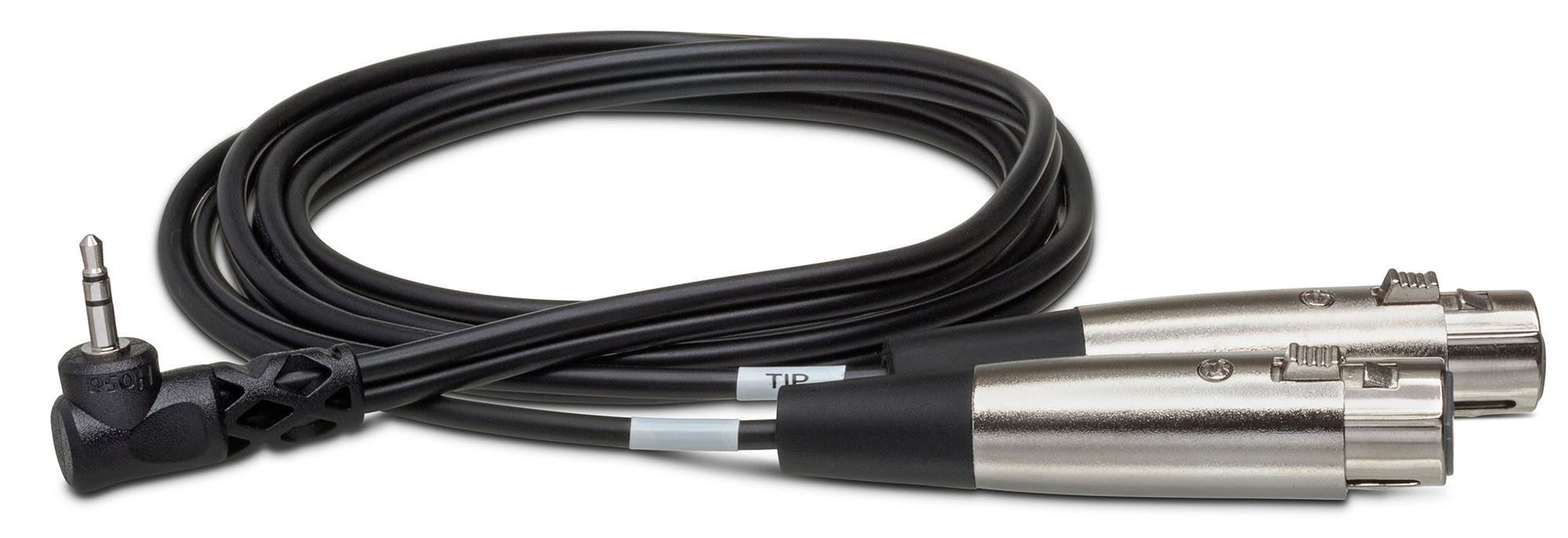 Hosa CYX402F 1/8 Inch TRS to Dual XLR Female Cable