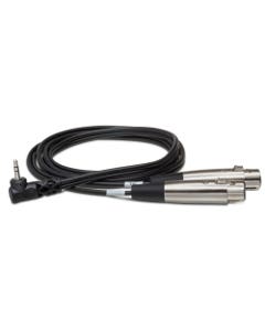 Hosa CYX402F 1/8 Inch TRS to Dual XLR Female Cable
