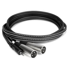 Hosa CYX402M Stereo Breakout 3.5mm TRS to Dual XLR Male 2 Meter