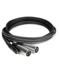 Hosa CYX402M Stereo Breakout 3.5mm TRS to Dual XLR Male 2 Meter