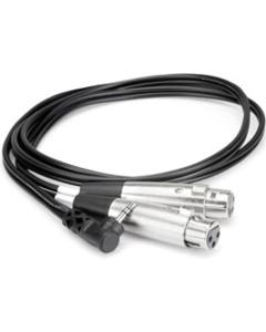 Hosa CYX-405F 1/8 Inch TRS to Dual XLR Female Cable