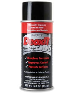 Hosa D5S6 CAIG DeoxIT Contact Cleaner 5% Spray 2 Ounce