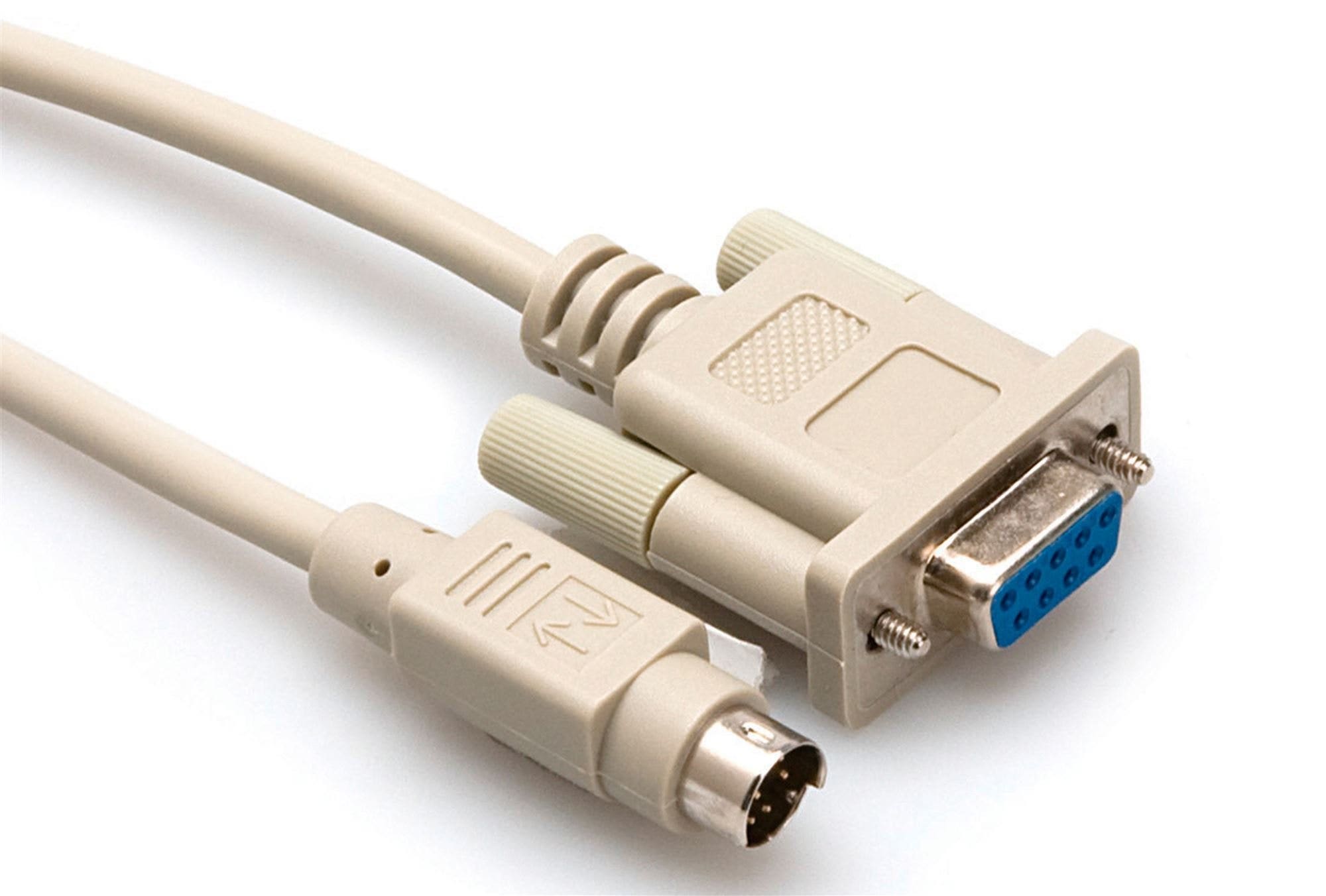 Hosa DBK-103 8-pin Mini-DIN to DE9 Synthesizer Controller Cable