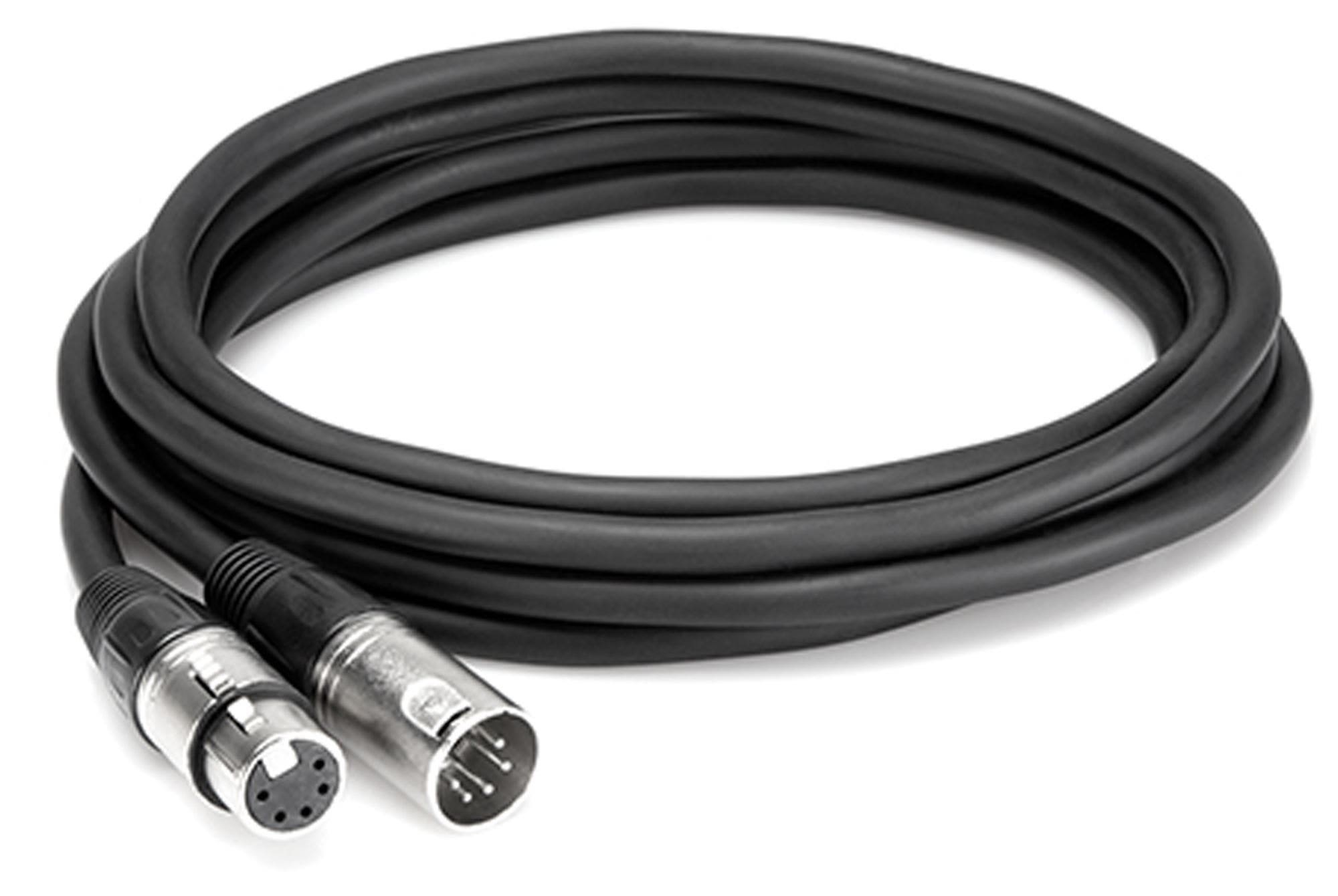 Hosa DMX-010 DMX512 Cable XLR5M to XLR5F