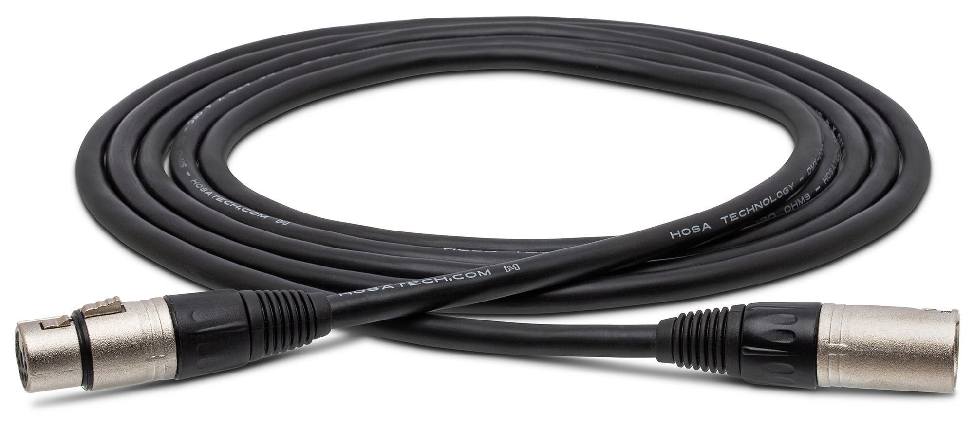 Hosa DMX-050 DMX512 Cable XLR5M to XLR5F