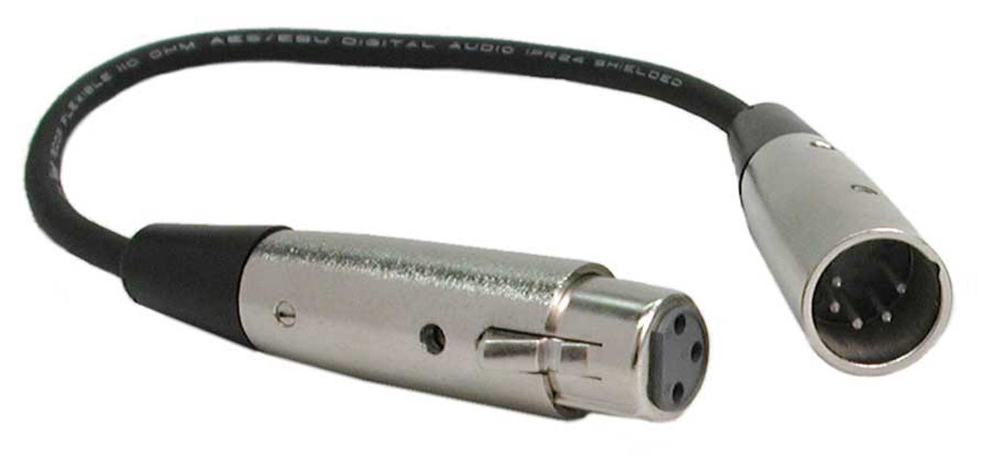 Hosa DMX106 Adaptor XLR5M to XLR3F