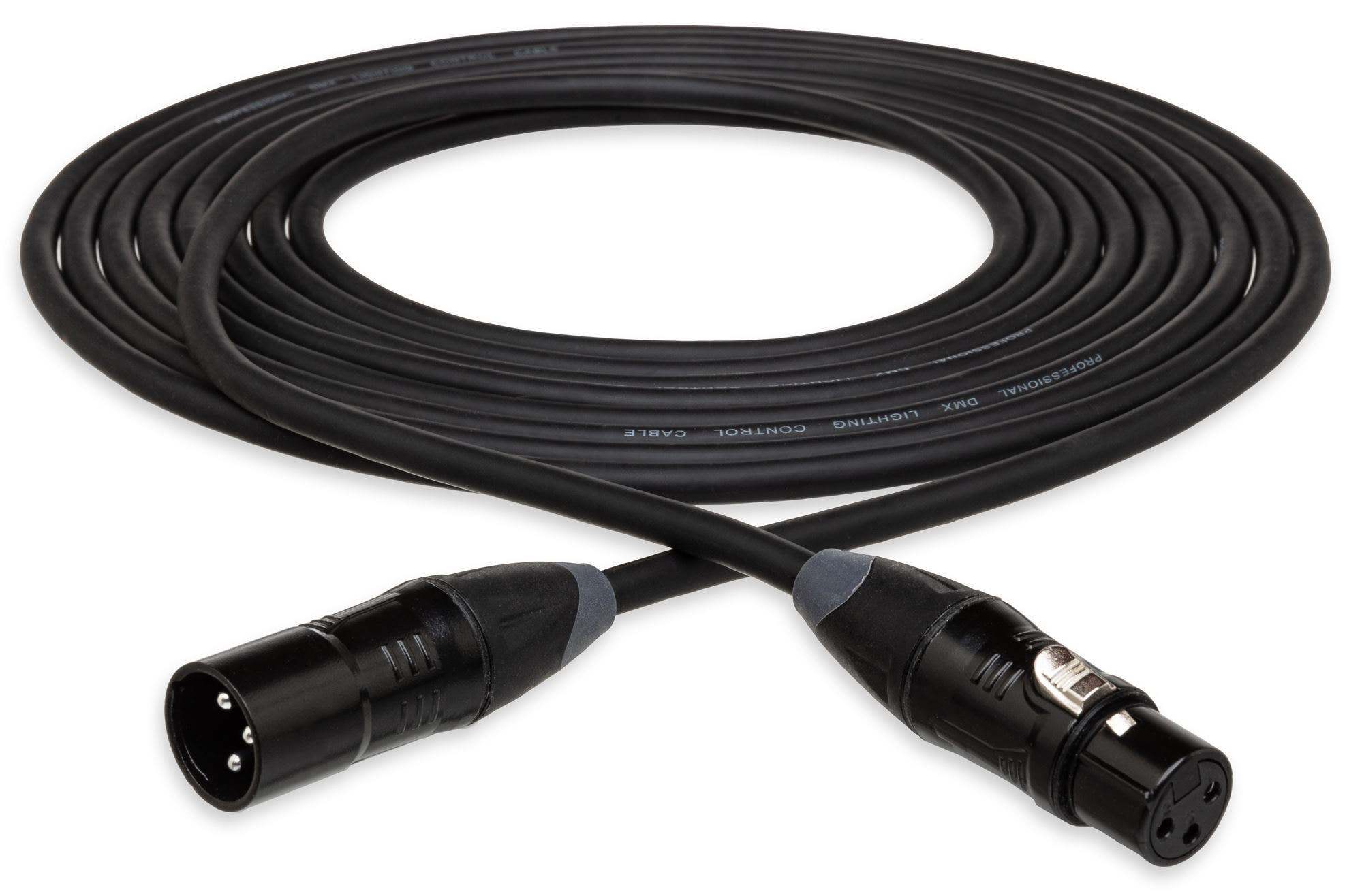 Hosa DMX-405 DMX-400 Series Cable XLR3M to XLR3F 5'
