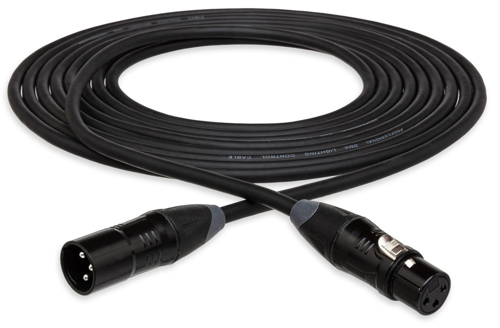 Hosa DMX-410 DMX-400 Series Cable XLR3M to XLR3F 10'
