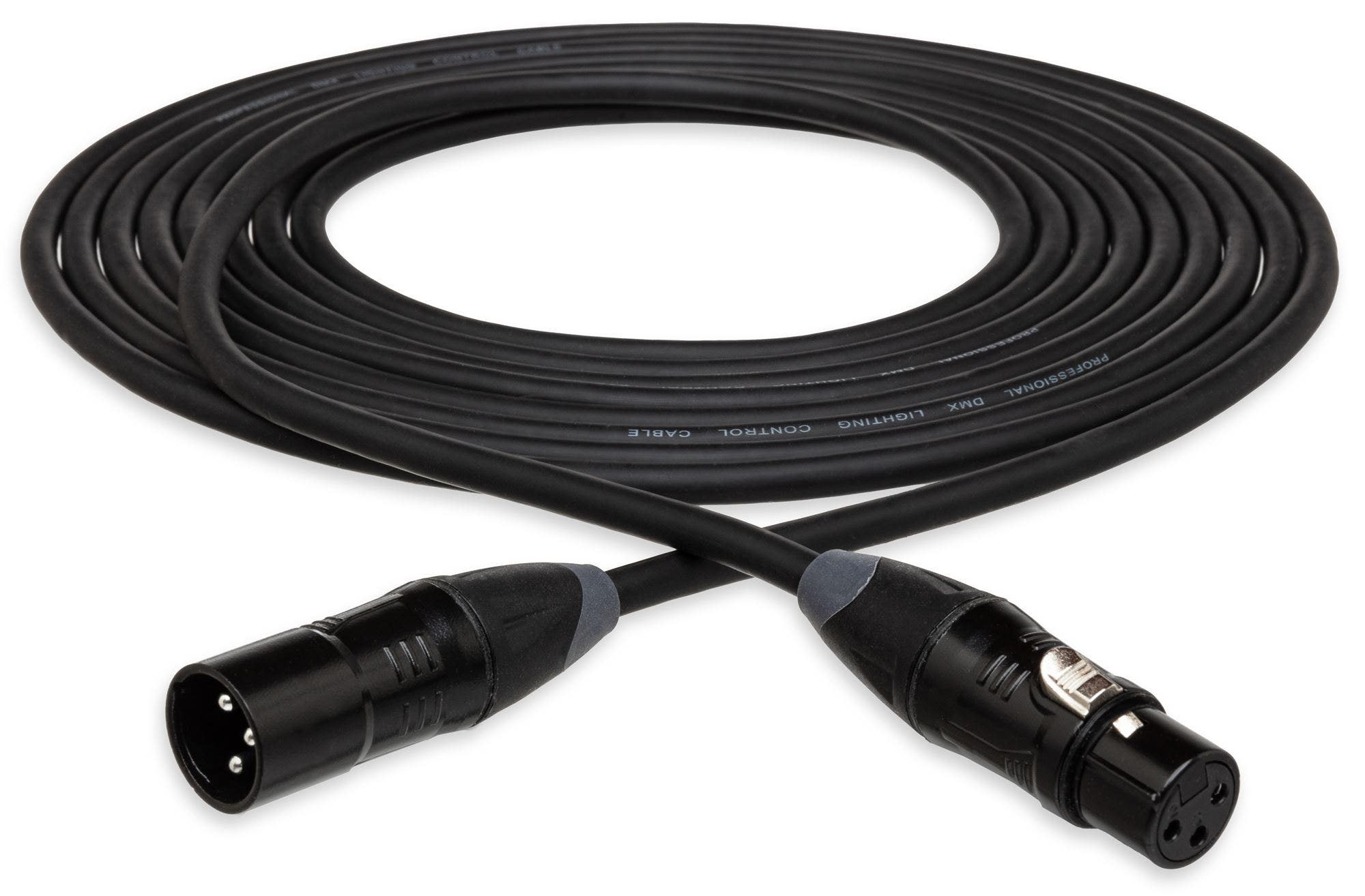 Hosa DMX-425 DMX-400 Series Cable XLR3M to XLR3F 25'