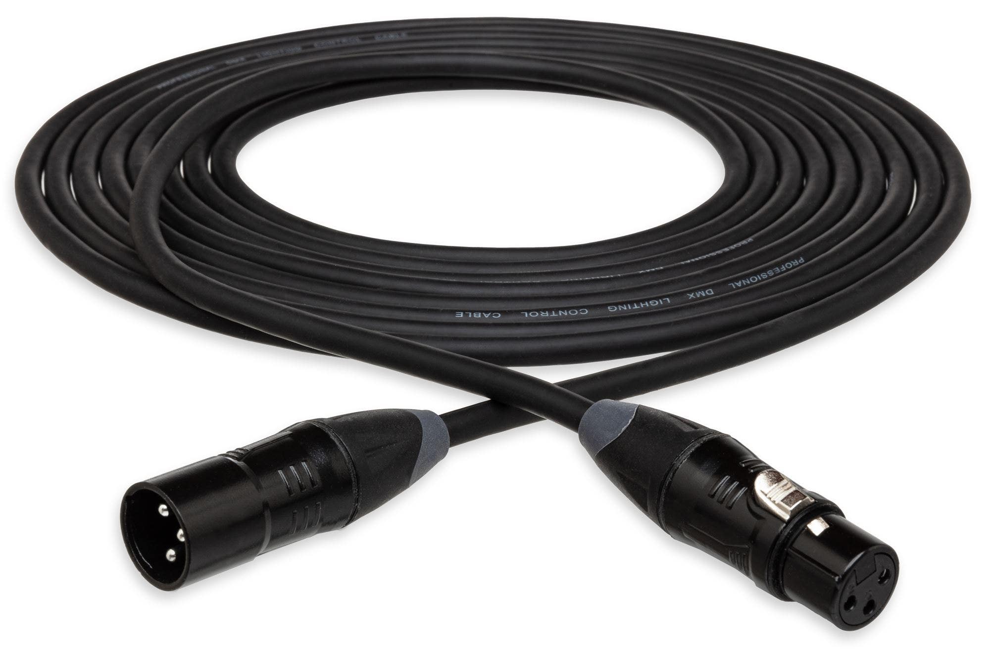 Hosa DMX-450 DMX-400 Series Cable XLR3M to XLR3F 50'