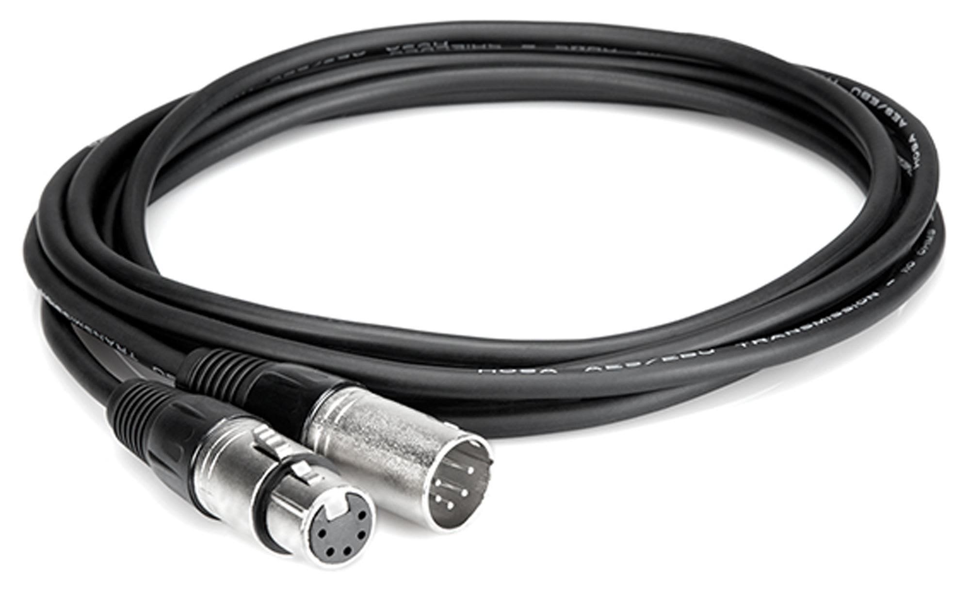 Hosa DMX512 Cable XLR5M to XLR5F