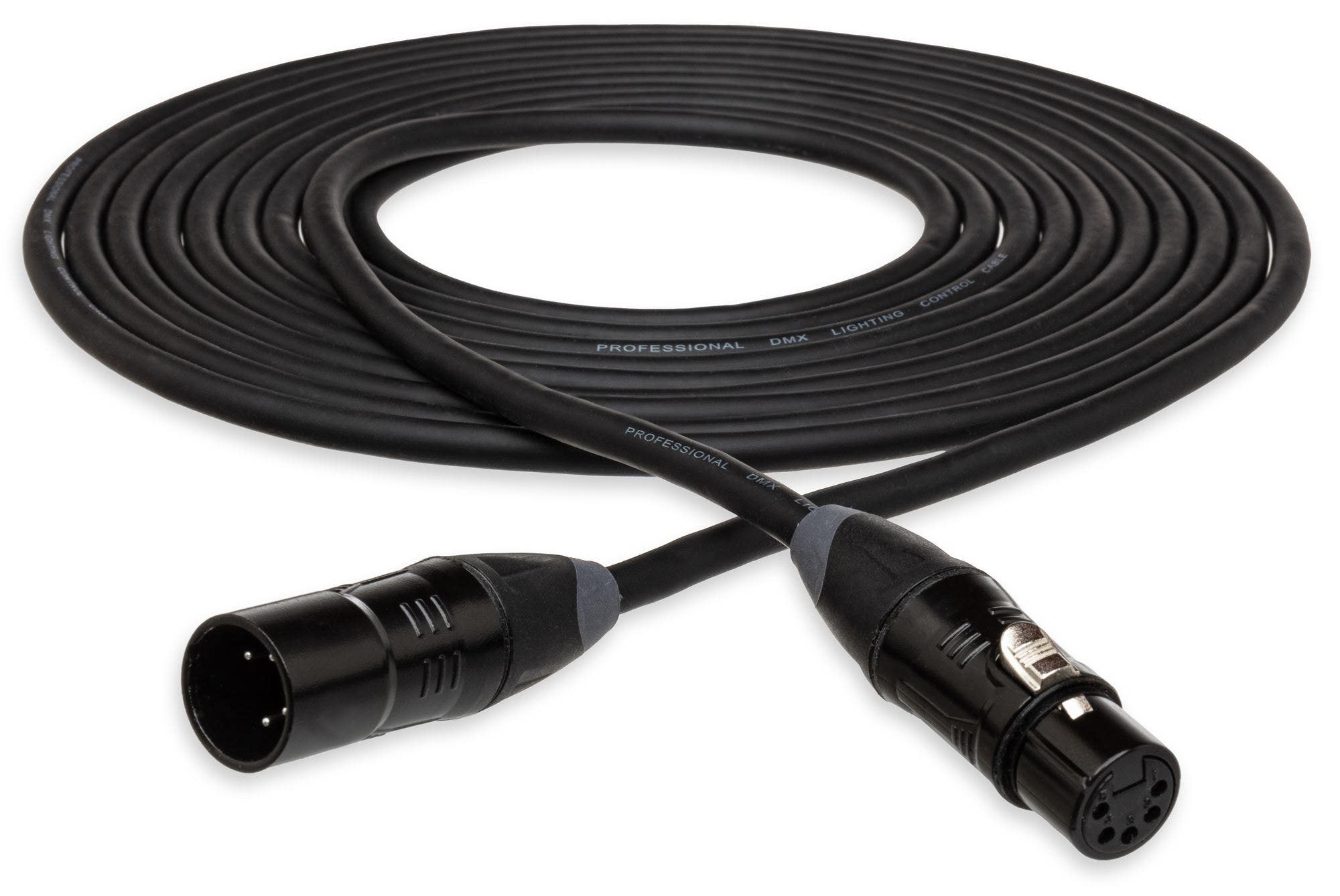 Hosa DMX-703 DMX-700 Series Cable XLR5M to XLR5F 3'