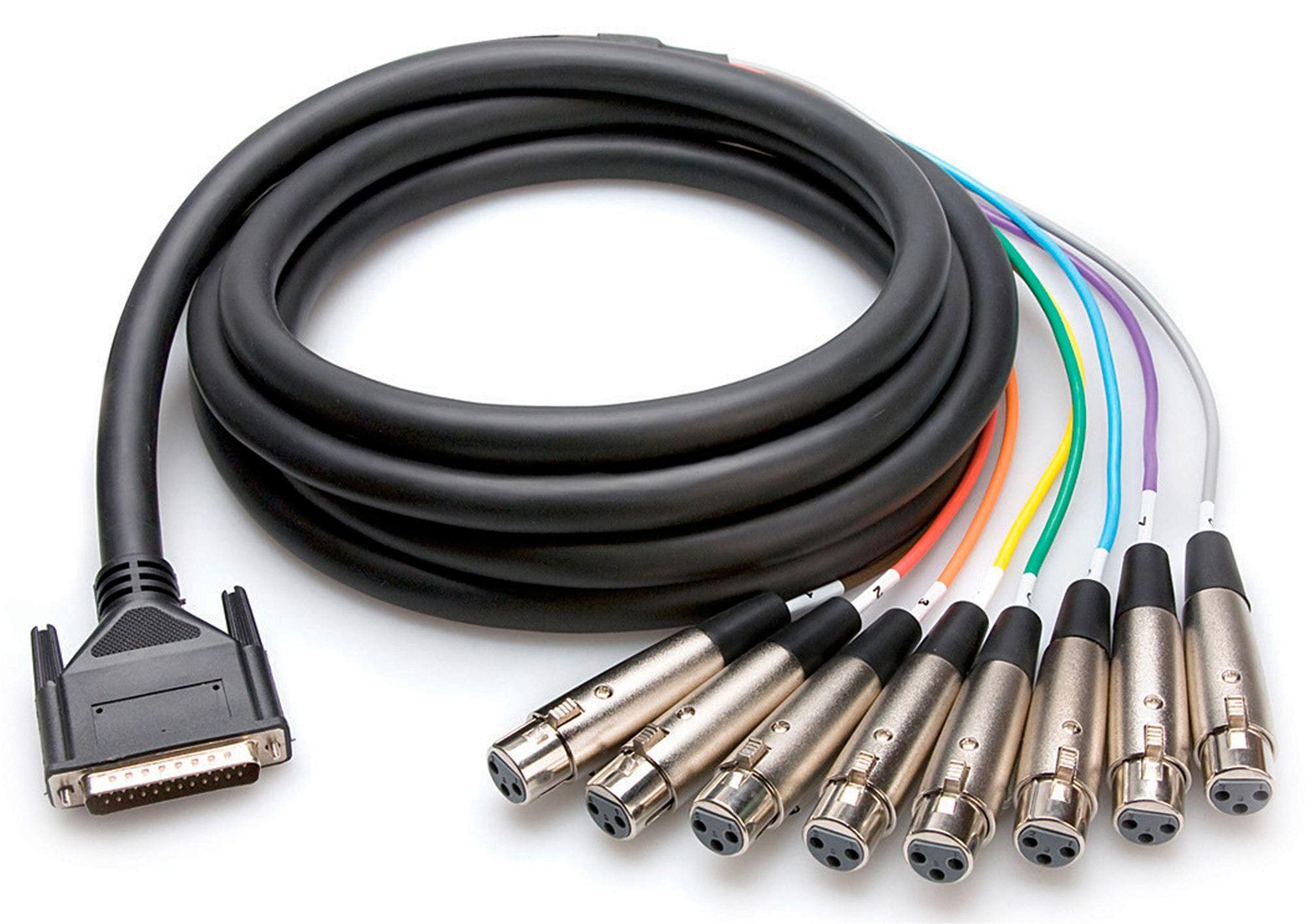 Hosa DTF805 Balanced Snake XLR3F to DB25