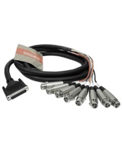 Hosa Cable DTF807 8 Channel D Sub to F XLR Recording Snake