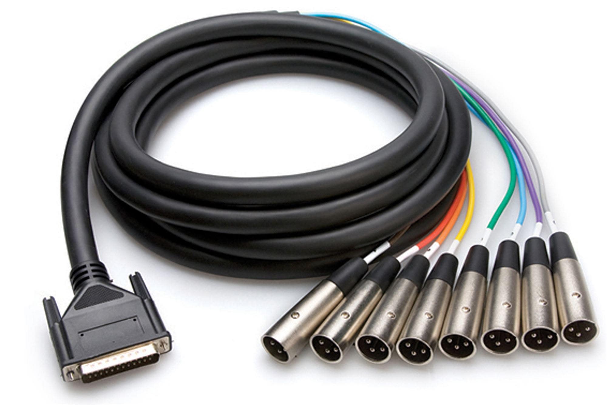 Hosa DTM803 Balanced Snake DB25 to XLR3M 3 Meter