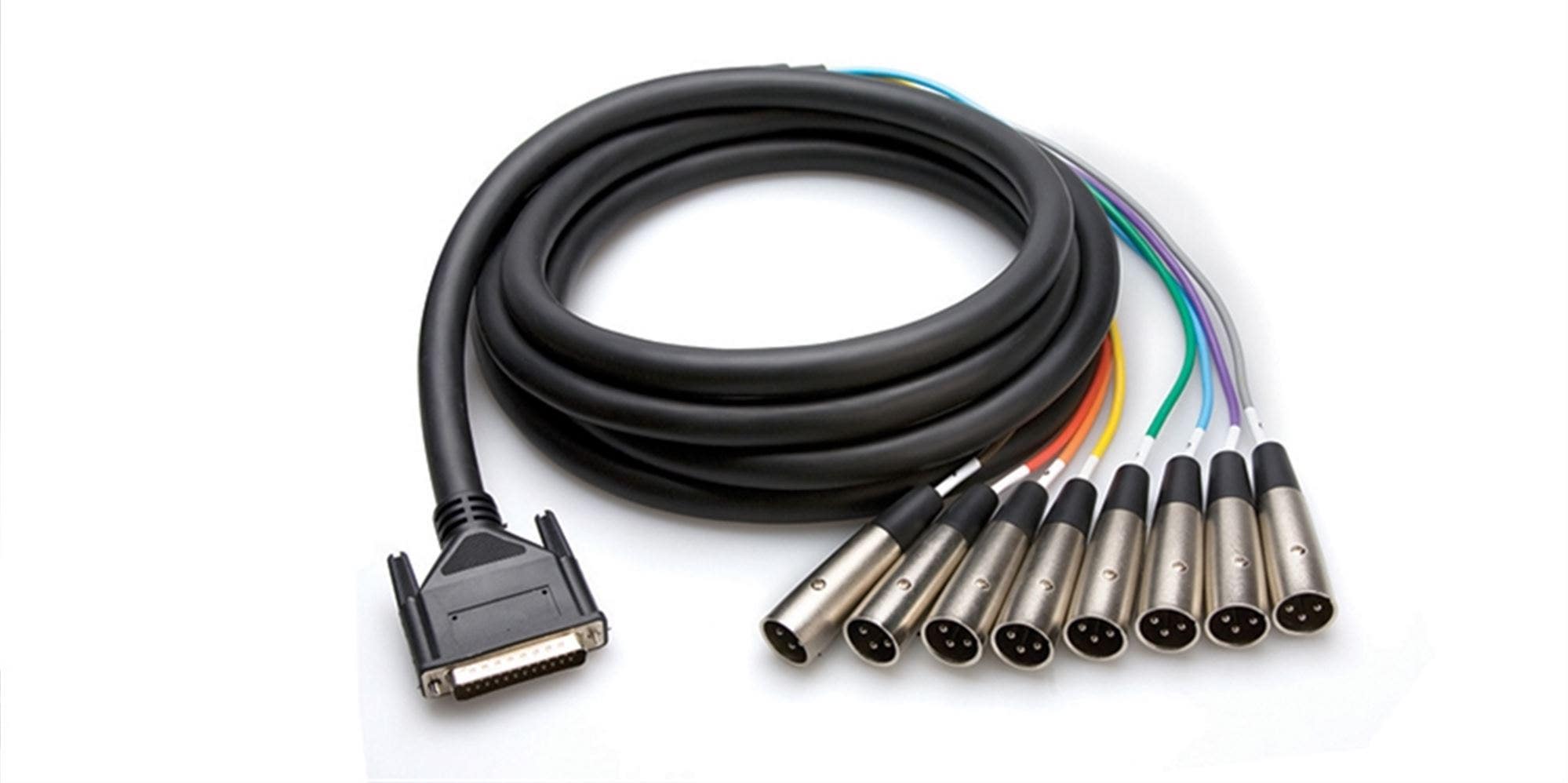 Hosa Cable DTM805 8 Channel D Sub to M XLR Recording Snake
